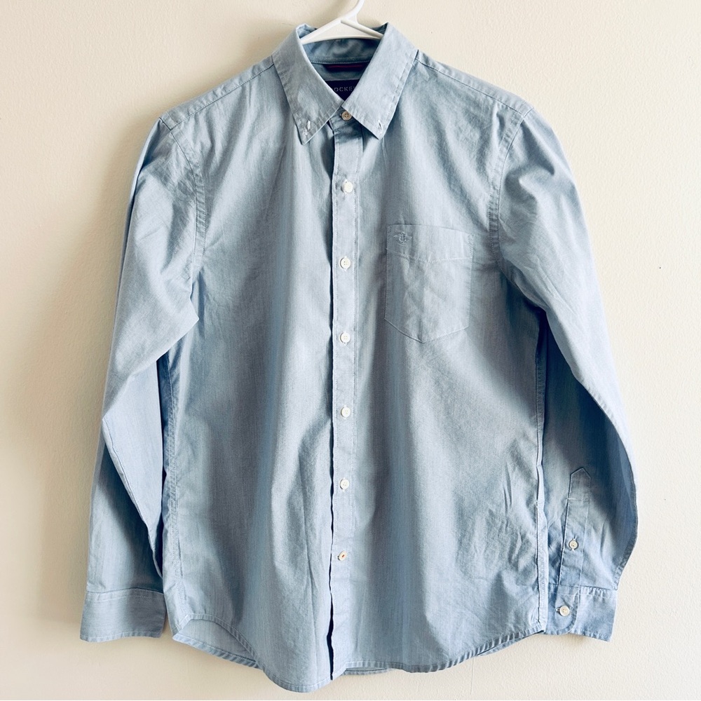 Dockers Men's Light Blue Oxford Button-Down Shirt